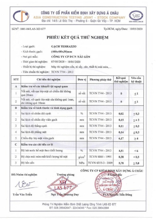  - Gạch Không Nung DCN - Công Ty Cổ Phần DCN Sài Gòn